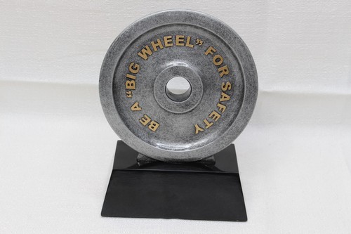 RAILROAD TRAIN CAR WHEEL BE A BIG WHEEL FOR SAFETY RAILWAY AWARD DESKTOP DISPLAY