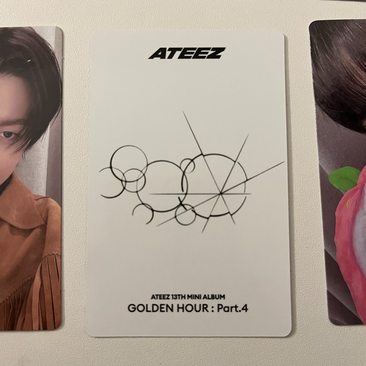 YUNHO ATEEZ POB TOKTOQ Photocard Album Golden Hour Part.4