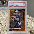 DRAKE MAYE 2024 PRIZM #329 RC ORANGE LASER PRIZM PATRIOTS PSA 9 GRADED ROOKIE NE