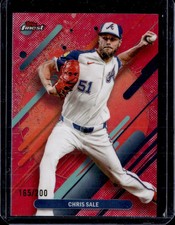 2025 Topps Finest Chris Sale #267 Pink Refractor 165/200