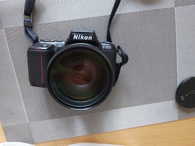 nikon camera analog f 601 schwarz mit Blitz Sunpak