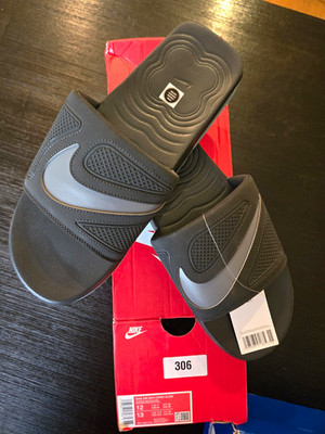 Nike Air Max Cirro Slide Men's Cushioned Sandals Smoke Grey/cool Grey US 12