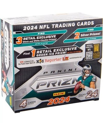 2024 Panini Prizm NFL Football Factory Sealed 24 Pack Retail Box