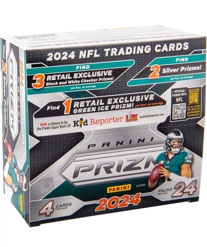 2024 Panini Prizm NFL Football Factory Sealed 24 Pack Retail Box