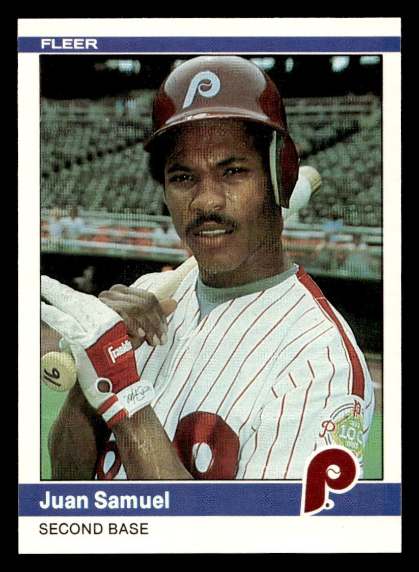 1984 Fleer #47 Juan Samuel
