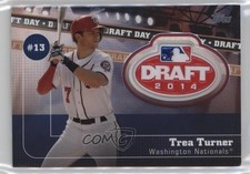 2020 Topps Draft Day Medallions Gold 5/25 Trea Turner #DDM-TT 1he4
