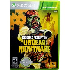 Red Dead Redemption Undead Nightmare Platinum Hits - Microsoft Xbox 360 Pristine