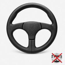 Porsche 993 Black Leather 3-spoke Steering Wheel 360mm Factory Oem Kits Porsche 993 Black Leather 3-spoke Steering Wheel 360mm Factory Oem Kits