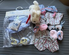 Muffy VanderBear Lot Down on the Farm Lulu Dog 2 Pajama Sleepwear Sets
