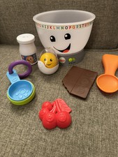 Fisher Price Laugh  Learn Magic Color Mixing Bowl Kids Educational Toys 6-36 Mo