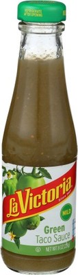 LA VICTORIA SAUCE TACO GREEN MED 8 OZ PACK OF 3