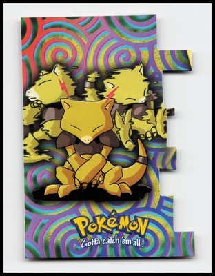 Abra #63 EV7 of 12 White Logo Topps Evolution Pokémon Card