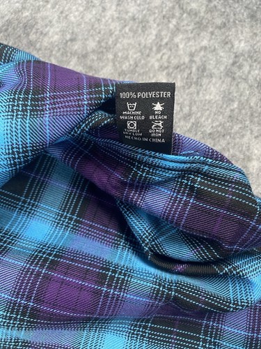 Dixxon Flannel Shirt Mens XL Metallica Ride The Lightning Long Sleeve Pearl Snap - Picture 5 of 9