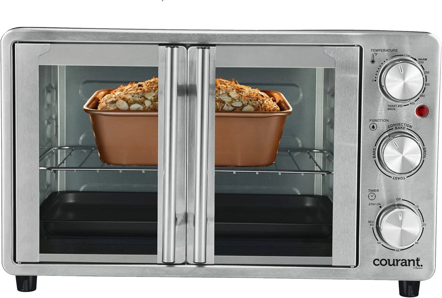 Stainless Steel Convection Toaster Oven & Broiler - 6-Slice Capacity