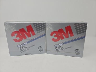 3M (17) Count of Double Sided/Double Density 5 1/4'' Floppy Disks New Old Stock
