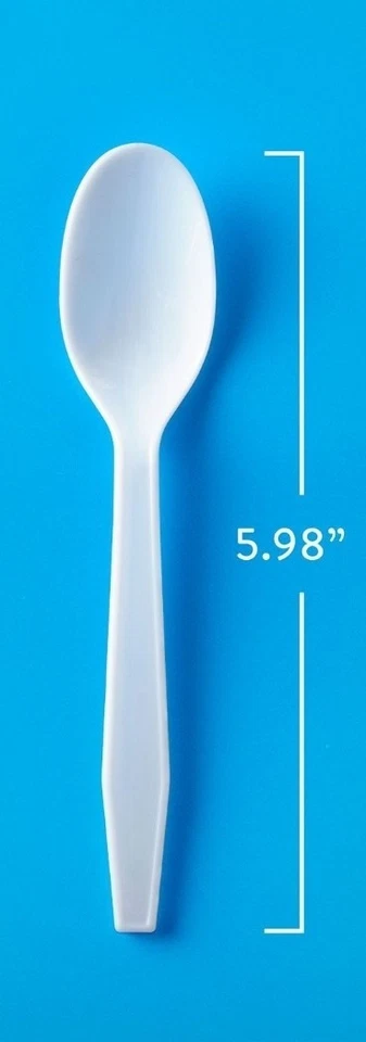 Member's Mark Heavyweight White Plastic Spoons, 600 ct. - Image 2 of 4