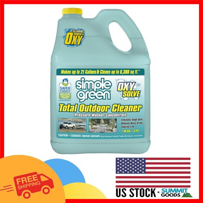 #ad Simple Green Oxy Solve: 1 Gal Pressure Washer Cleaner Eco Friendly amp; Non toxic $49.99