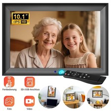 Digitaler Bilderrahmen 10,1 Zoll Elektronischer Fotorahmen 1280x800 IPS Frame