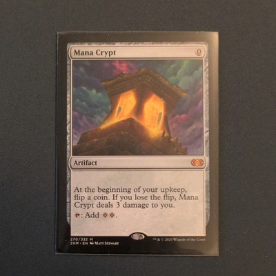 MTG Mana Crypt, Double Masters, Near Mint, English
