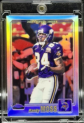 Randy Moss #1 2001 Topps Chrome card