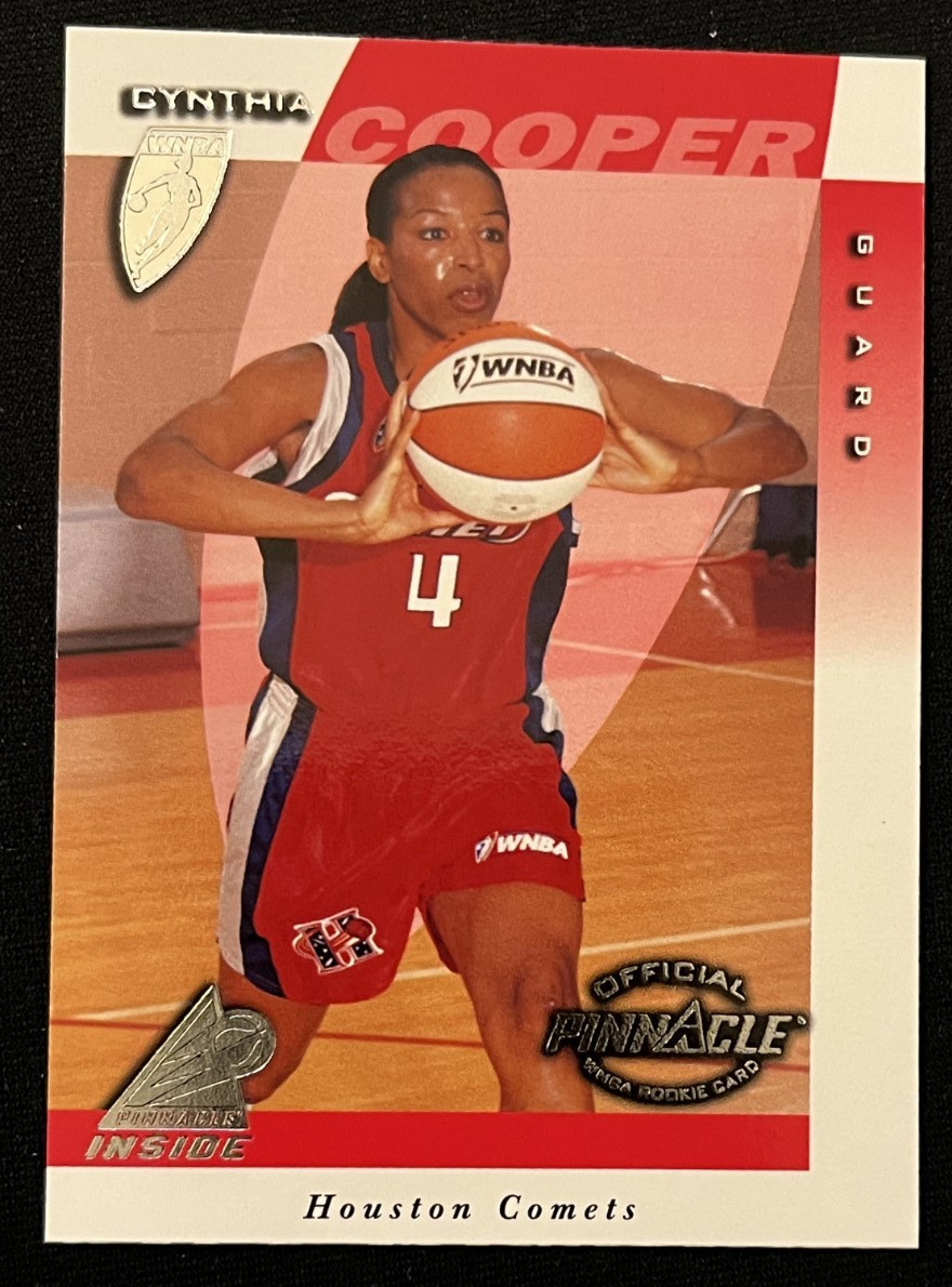 1997 Pinnacle Inside WNBA #2 Cynthia Cooper RC HOF Basketball COMETS