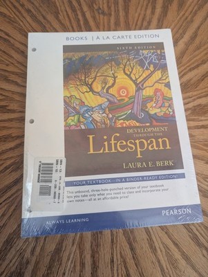 Laura Berk Development Through The Lifespan Textbook A La Carte 6th NEW SEALED