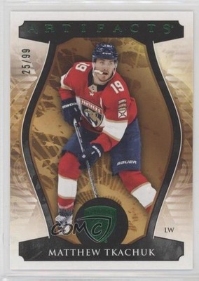2023-24 Upper Deck Artifacts Stars Emerald 25/99 Matthew Tkachuk #107 15ok