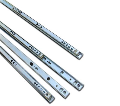 Kugelgelagerte Schrank Schubladenführungen PR 245mm Zugtiefe für 17mm Packung mit 4 Paar
