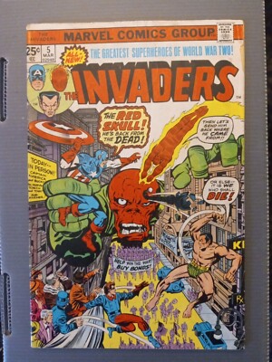 The Invaders Comic Book Lot Of 6 Union Jack II