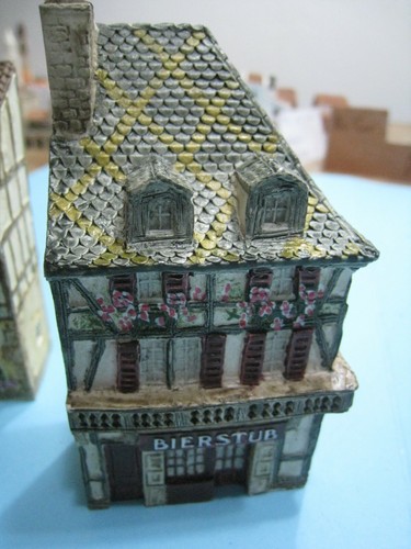 Lot de 4 maisons MINIATURE d'Allemagne et Belgique Taille 10 à 14cm __M13 - Imagen 8 de 12