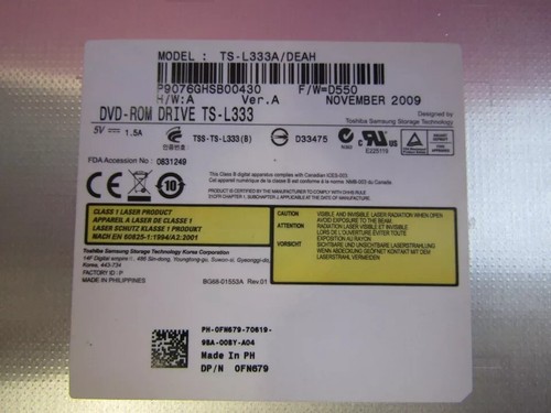 DVD ROM SATA FN679 DELL PowerEdge avec trey - Photo 2/4