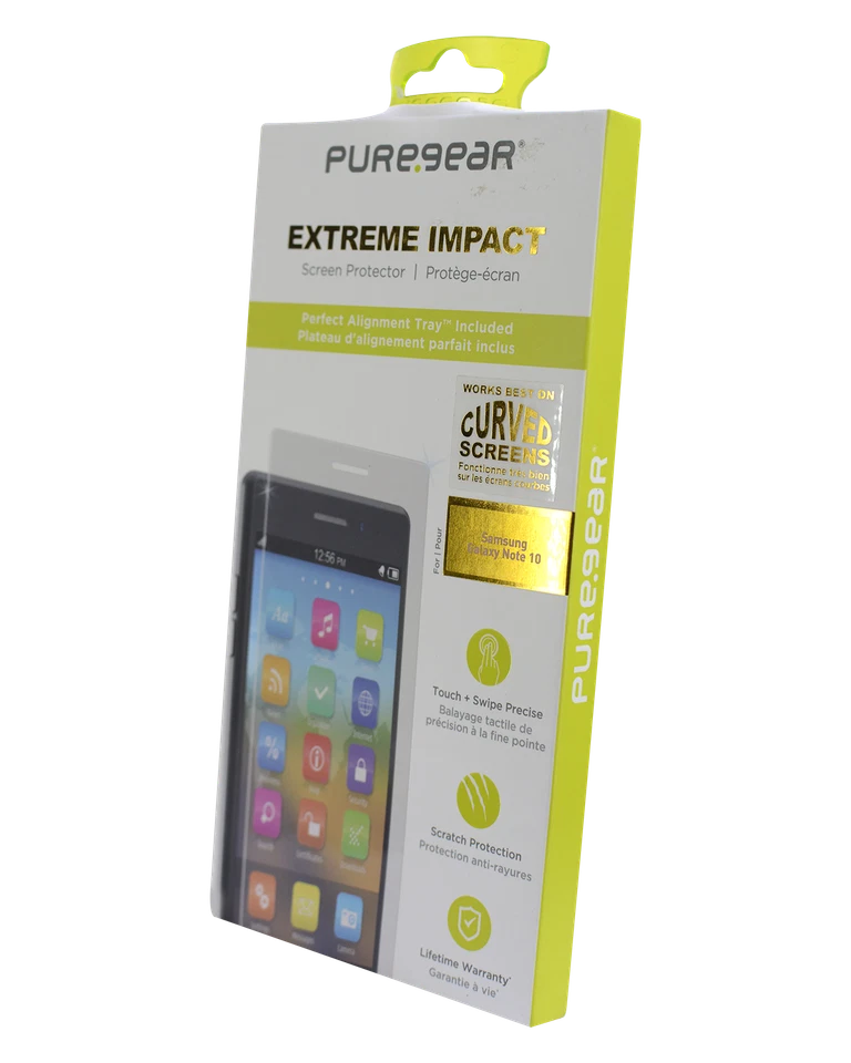 PureGear Extreme Impact Screen Protector for Samsung Galaxy S10 - Clear - Image 4 of 4