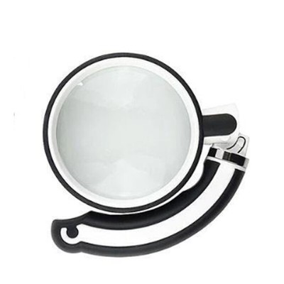 2X/2.5X/3.5X Handheld Magnifier Magnifying Glass Rubber Handle Reading Loupe