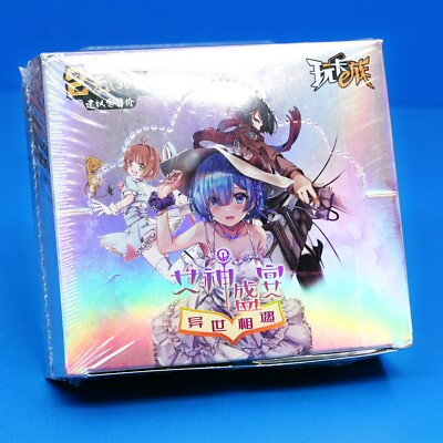 Goddess Story Feast Card CCG TCG Sealed Booster Box Waifu Anime Art Holo  Set 2