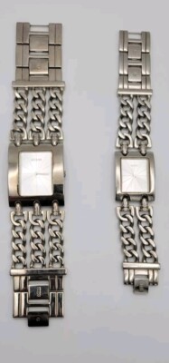 Guess Chain Link Cuff His and Hers Watches
