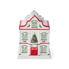 Spode Christmas Tree Miniature Village Decor - LED Lighted Indoor Collectible