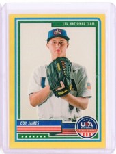 2023 Panini USA Stars & Stripes COY JAMES GOLD Prizm RC Rookie 4/10