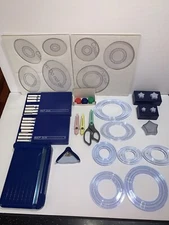 Creative Memories cutting system lot templates stickers pens Star punches case