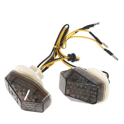 For GSXR 600 Flowing Motorcycle LED Brake Running Turn Light 2x