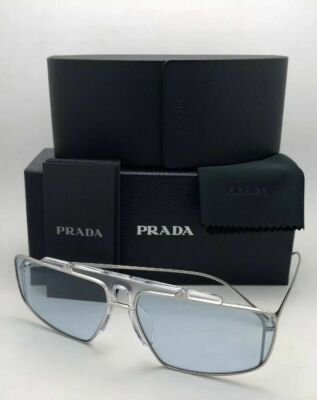 PRADA サングラス　SPR 63H モード　正規品 Prada SPR 63H Shield Man Women Black Sunglasses | eBay
