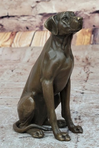 Heißguss Labrador Hund Skulptur - handgefertigte Bronze Jagd Haustier Figur - Bild 4 von 10