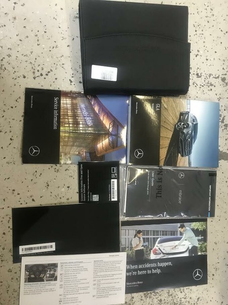 2018 Mercedes Benz Gla Klasse Modelle Owners Betreiber Manuell Set Fabrik X Oem-image