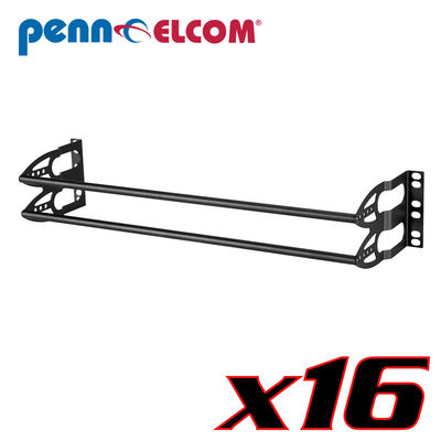 Sixteen Pack Penn Elcom R1268/2U-CTB Cable Management 2RU Tie Bar