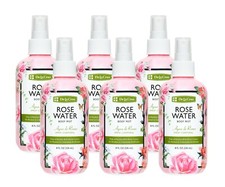 De La Cruz Rose Water Body Spray, Paraben Free, Made in USA 8 FL OZ 6 BOTTLES 
