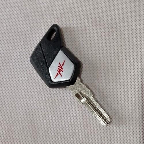 Aftermarket key for MV Agusta cut from code or picture (black) - Picture 2 of 2