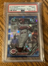 2019 Rece Hinds Bowman Chrome Draft blue sapphire /99 PSA 9 🔥