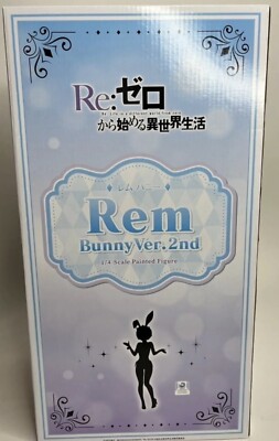 Re Zero Rem Bunny Ver. 2nd1 / 4 Scale Figure FREEING Anime Domestic genuine