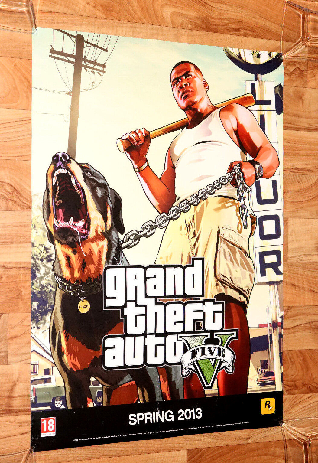 Poster Cartaz GTA V PS3 PS4 Playstation PC game Xbox 360