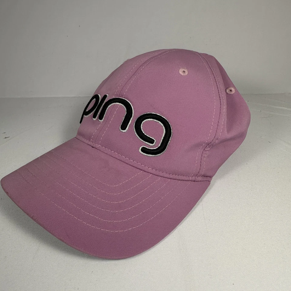 Sombrero de golf Ping para mujer púrpura/rosa 110 poliéster spandex Flexfit Foto 2 de 4