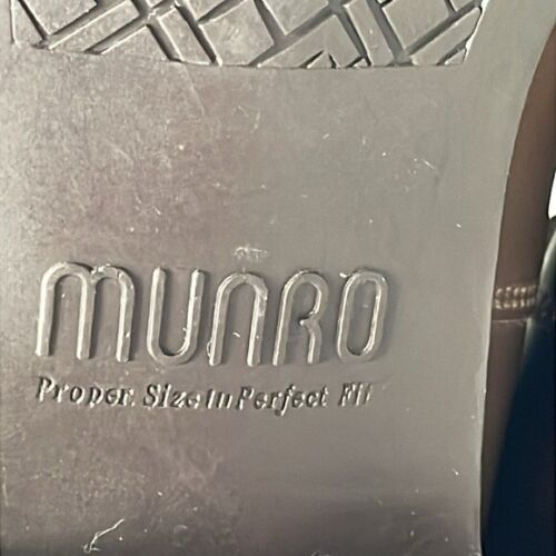 New Munro Bedford Leather Bootie Chelsea Brown Comfort Office Travel Sz 8N - Picture 10 of 15